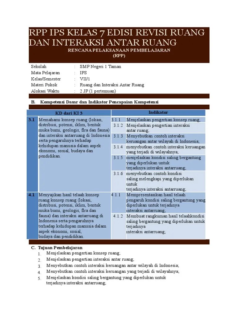 Computer dictionary definition of what ip means, including related links, information, and terms. Rpp Ips Kelas 7 Edisi Revisi Ruang Dan Interaksi Antar Ruang Pdf