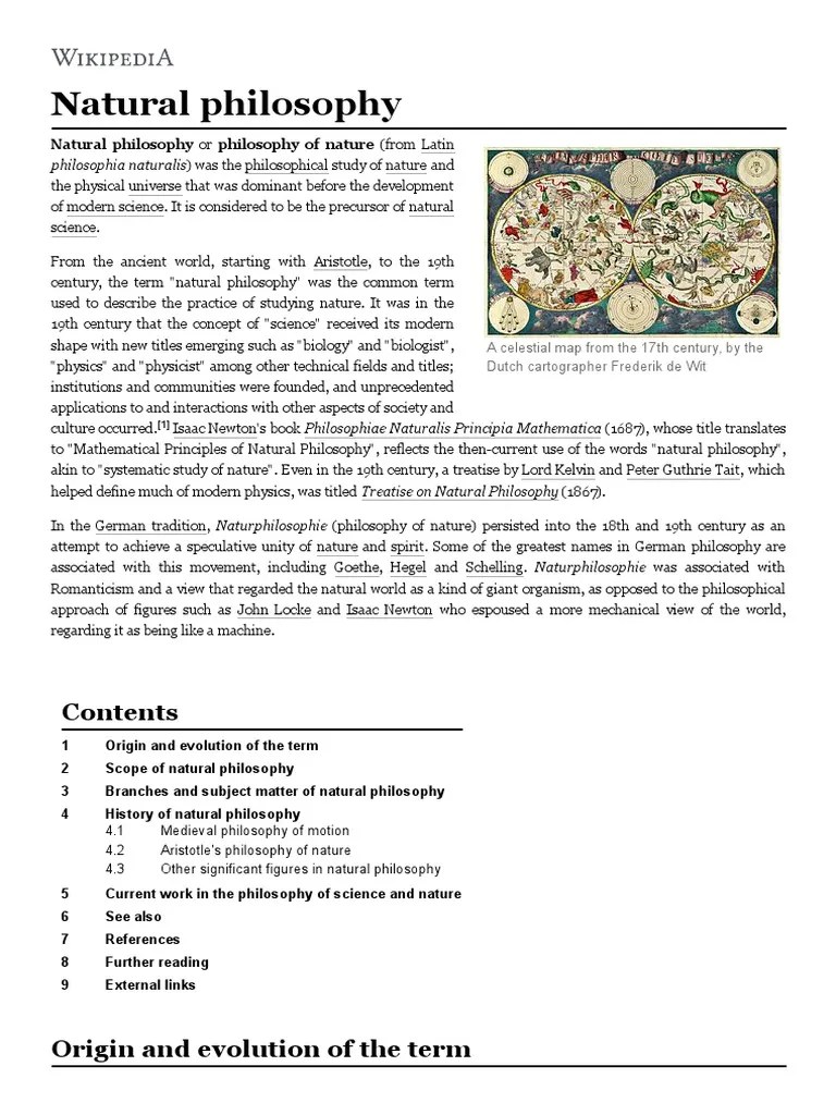 Natural Philosophy | PDF | Natural Philosophy | Causality