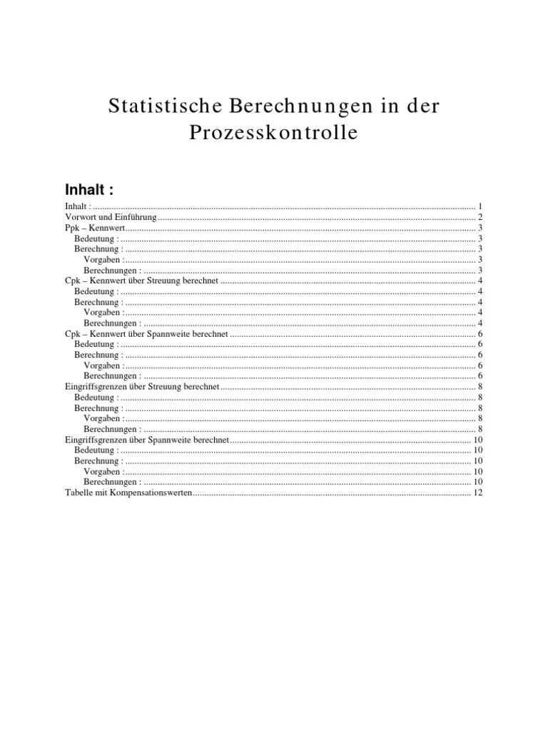 Laut der formel brauch ich für den cpk wert ein zkrit wert. CPK Berechnung Statistik | Statistical Dispersion | Analysis