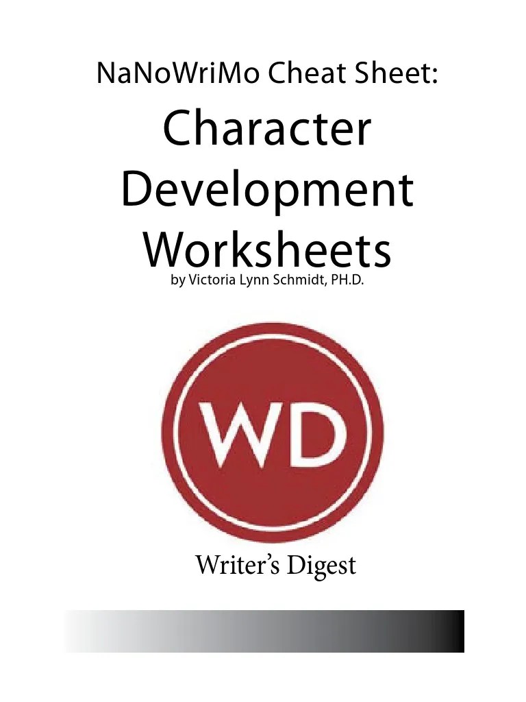 NaNoWriMo - Character Cheat Sheet | PDF | Career & Growth