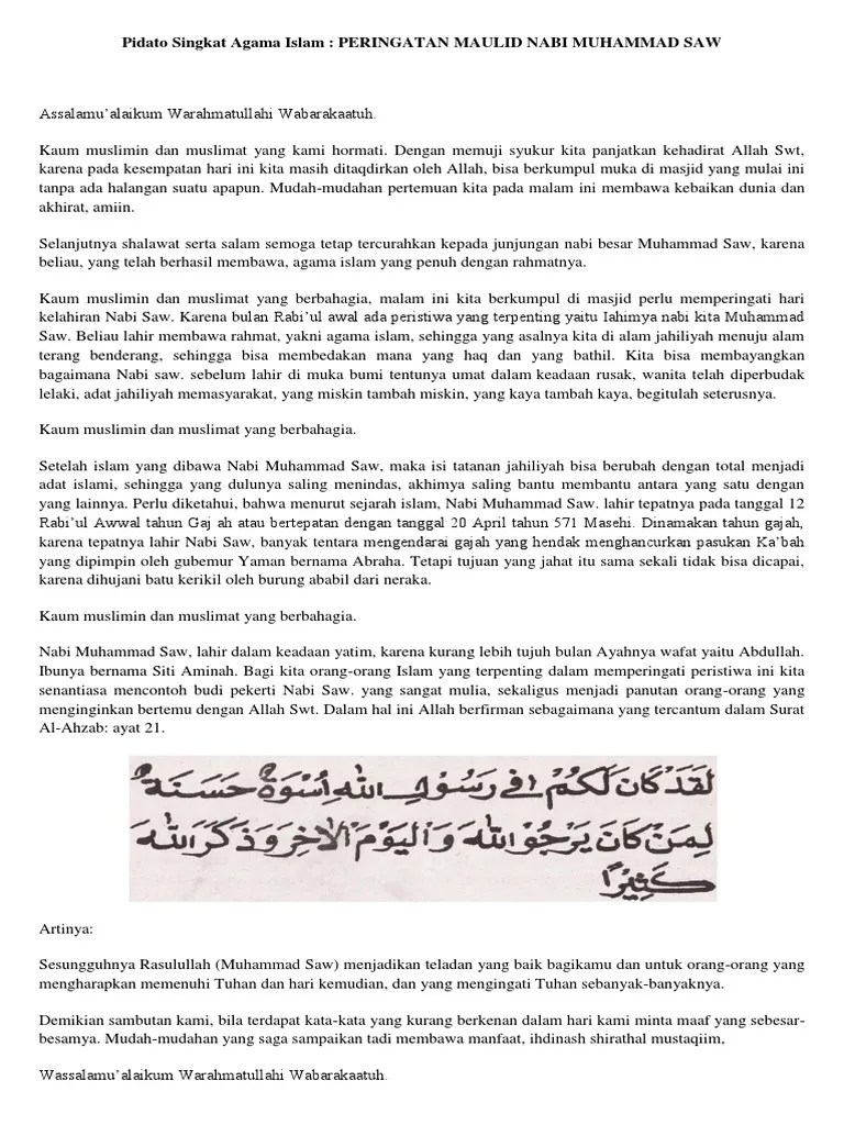 10 Contoh Teks Ceramah Singkat Lucu Agama Islam Cute766
