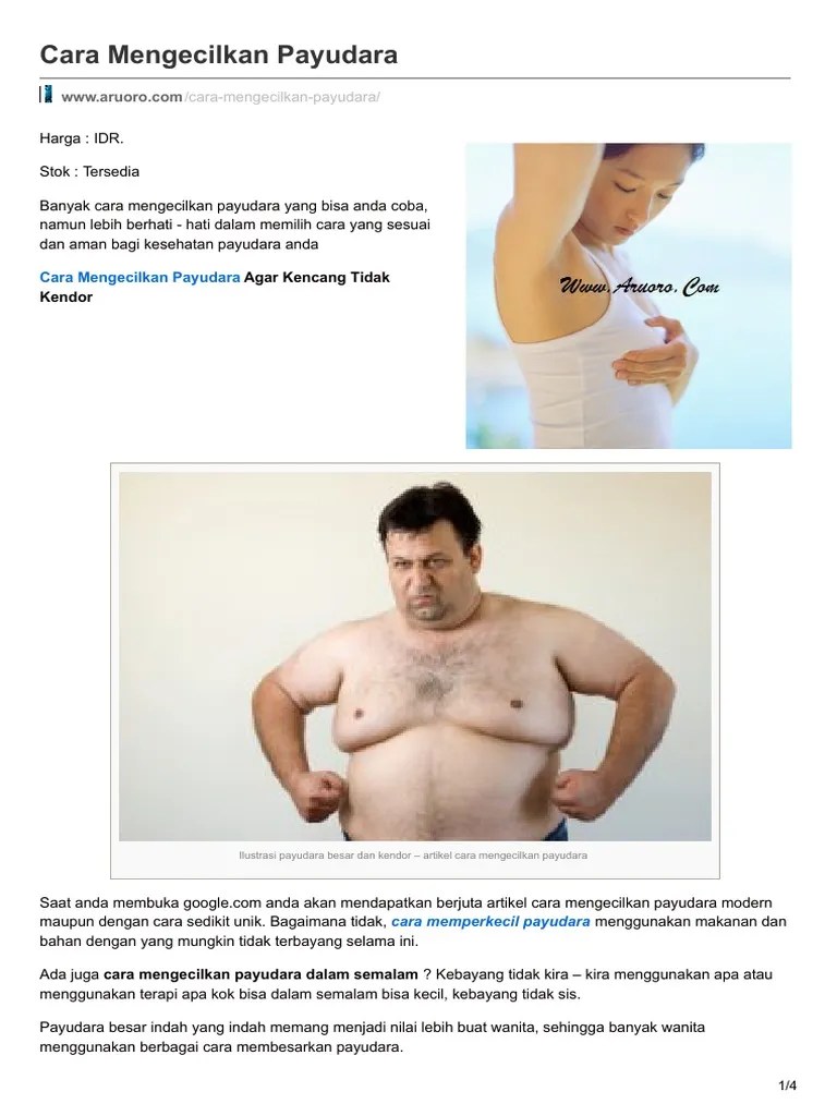 Cara Mengecilkan Payudara | PDF