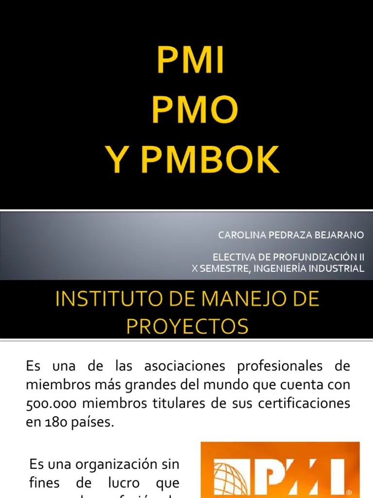 Pmi Pmo Pmbok | PDF | Gestión De Proyectos | Responsabilidad