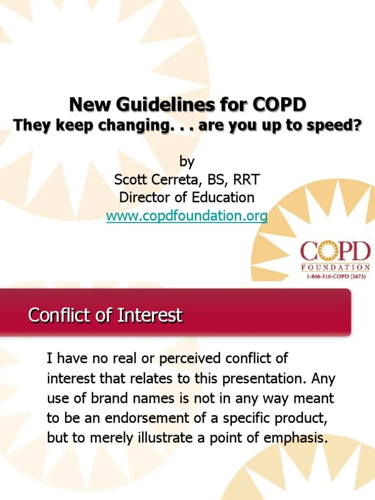 COPD NEW Guidelines | Download Free PDF | Chronic Obstructive Pulmonary ...