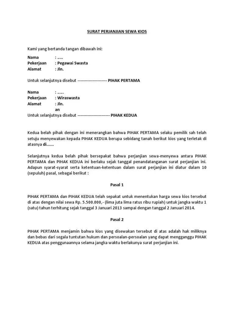 We did not find results for: Surat Perjanjian Kontrak Kios Doc Kami