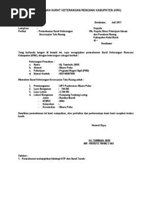 Fotocopy krk (keterangan rencana kota) dari skpd teknis Krk Permohonan Surat Keterangan Rencana Kabupaten Pdf