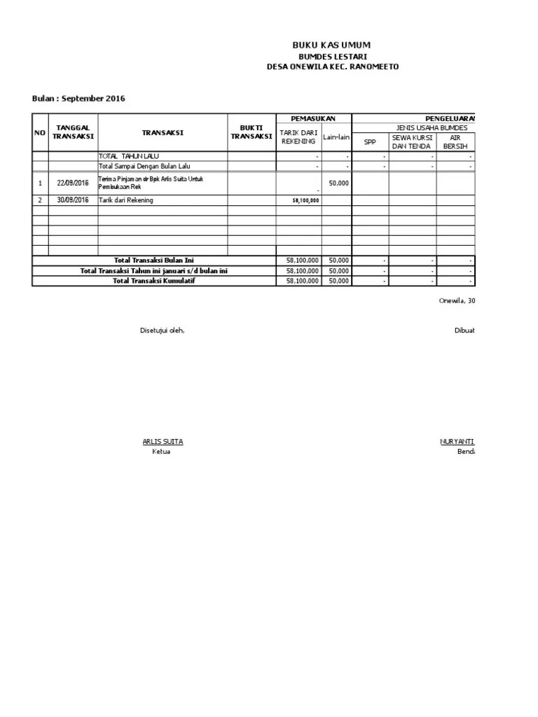 Format buku tamu umum dan khusus terbaru merupakan salah satu dari sekian banyak administrasi sekolah dan keberadaannya tidak bisa dianggap remeh. Buku Kas Umum