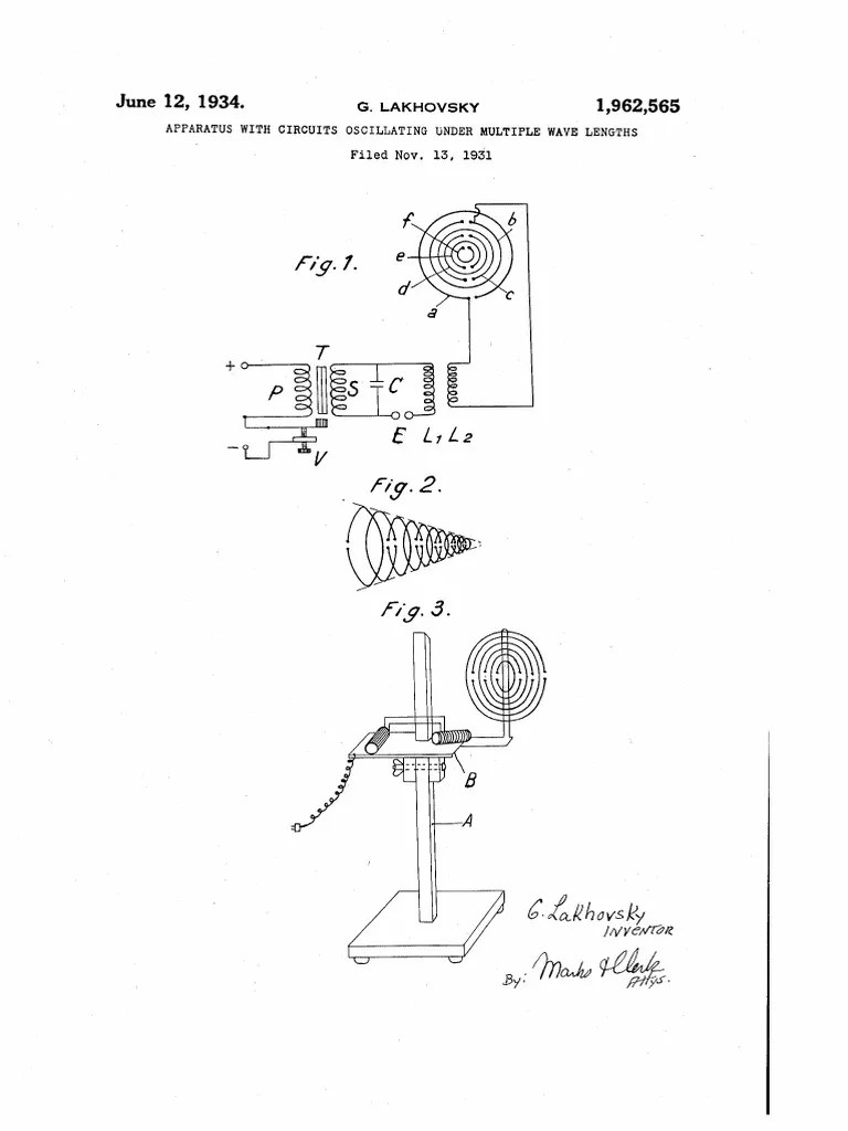 Lakhovsky Oscillator Diagram PDF | PDF