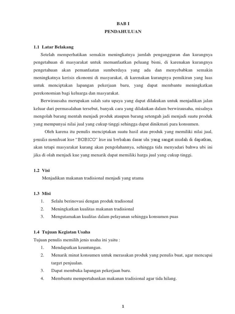 Silahkan simak referensi contoh proposal usaha √ berikut ini, tentang dagang √ bisnis jasa √ bisnis makanan √. proposal usaha makanan babico.docx