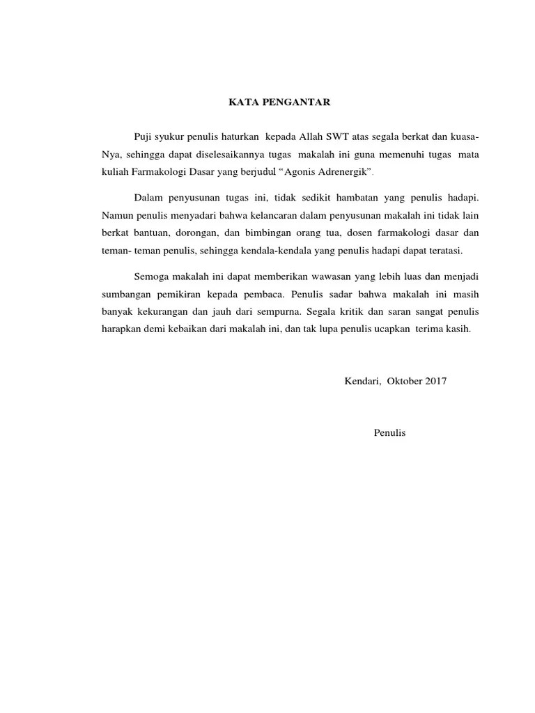 Makalah Kelompok 3 Farmakologi Agonis Adrenergik | PDF