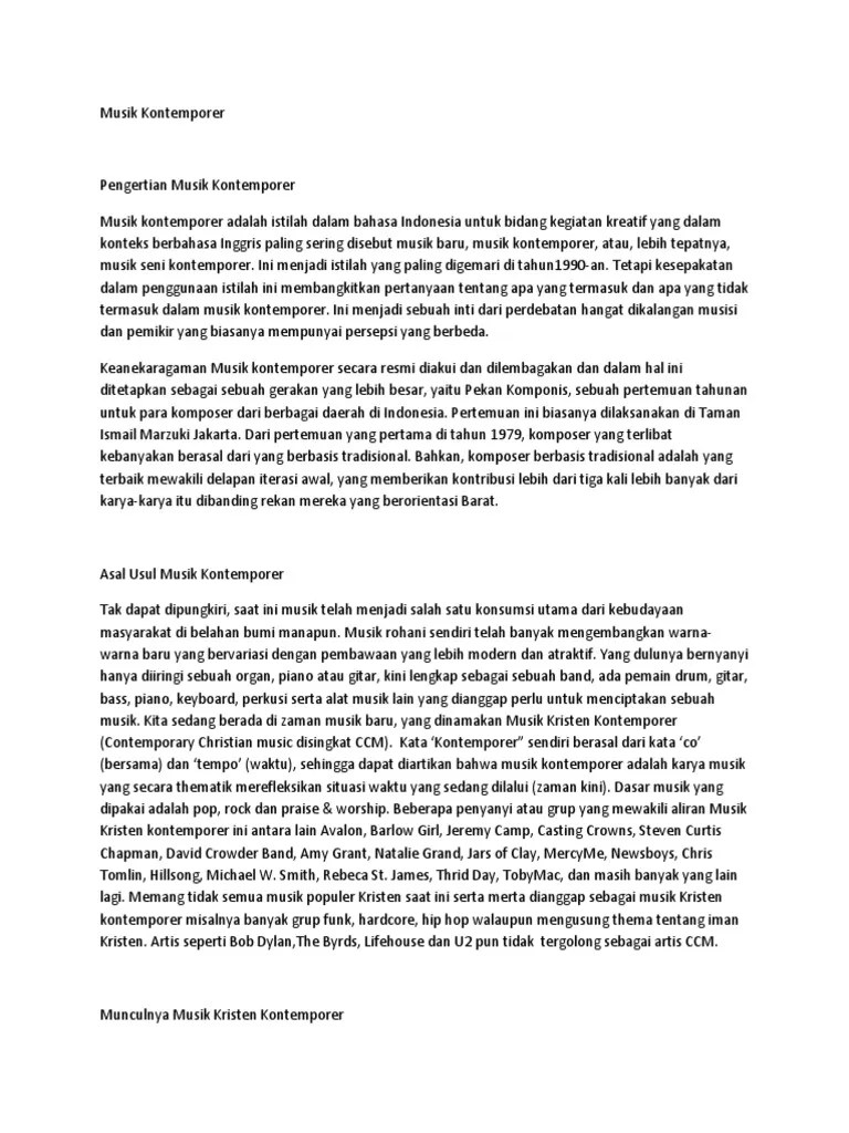 Makalah Musik Kontemporer - Gambar Alat Musik