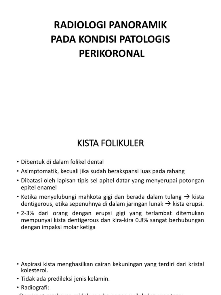 Kista Folikuler | PDF