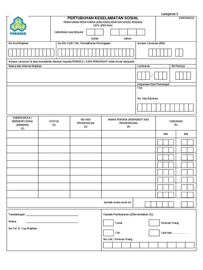Free pdf ebooks (user's guide, manuals, sheets) about borang pks f 43 ready. Borang A Perniagaan Perkeso Boranggempi