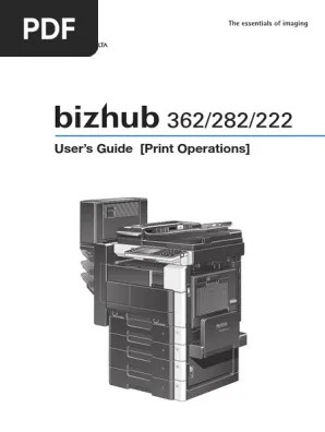 Scopri ricette, idee per la casa, consigli di stile e altre idee da provare. Bizhub 362 282 222 Ug Print Operations En 1 1 0 Fe1 Microsoft Windows Operating System