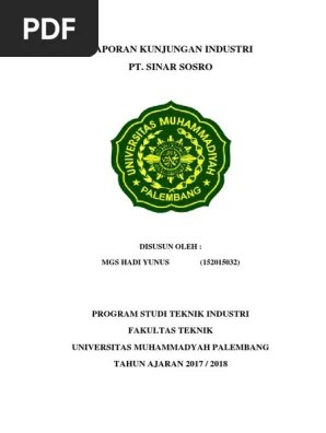 Latar belakang kunjungan industri di era persaingan pasar global, . Laporan Kunjungan Industri Pt Sosro Pdf