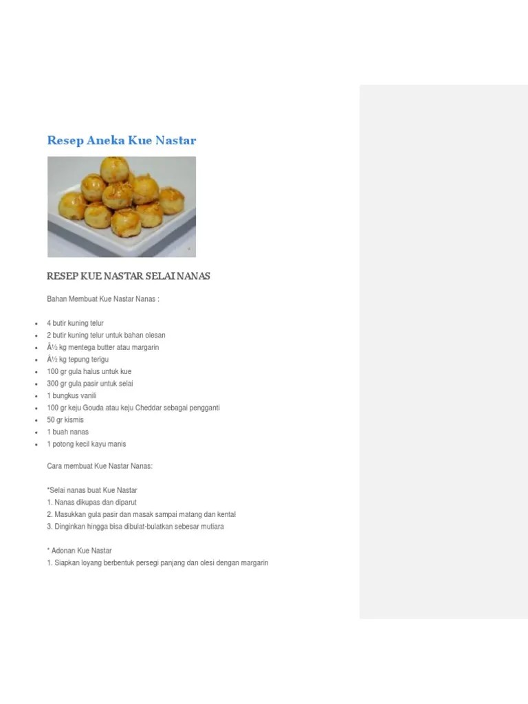 Nastar lumer 1 kg siska amelia @amelisiska bekasi. 30 Ide Resep Kue Nastar 1 Kg Terigu Alexandra Gardea