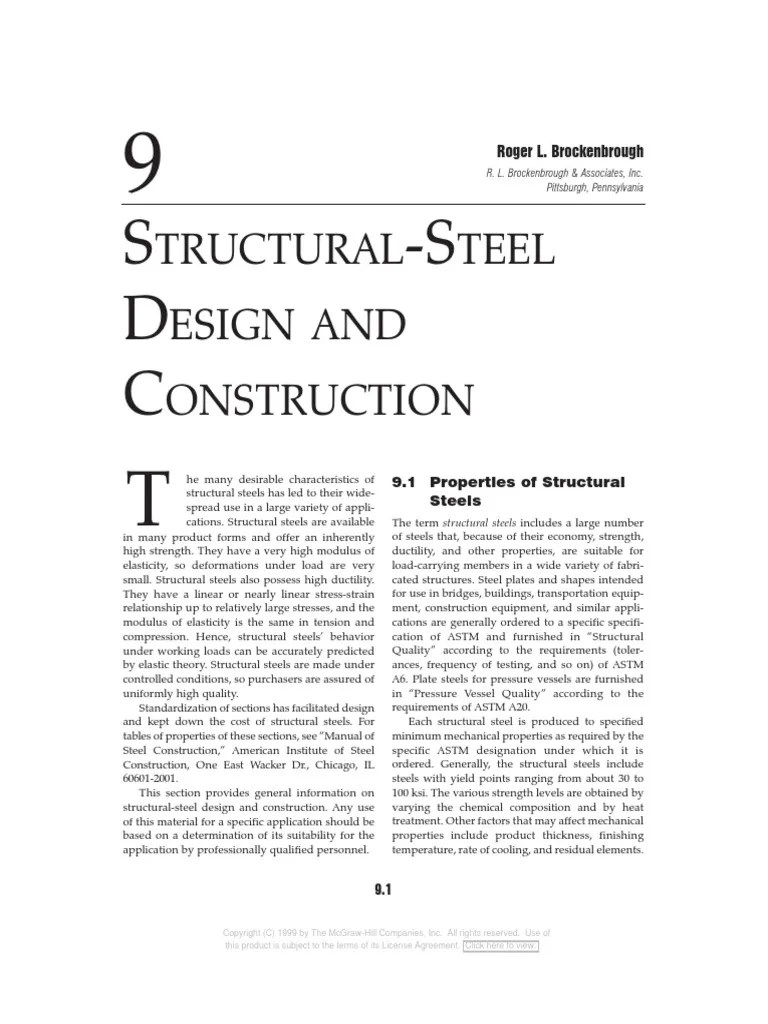 Structure Steel Design | PDF | Structural Steel | Steel