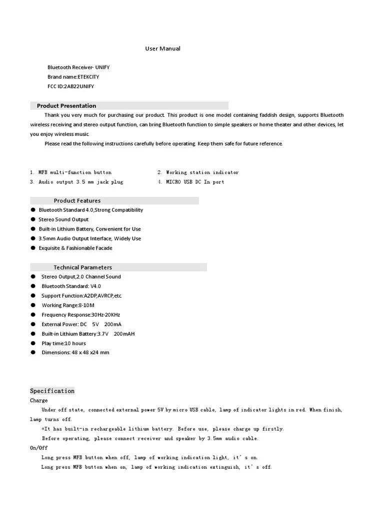 File:user manual openscape desk phone ip 35g hfa (openscape business).pdf. Etekcity Unify Bluetooth Receiver Audio Adapter Manual Pdf Bluetooth Usb