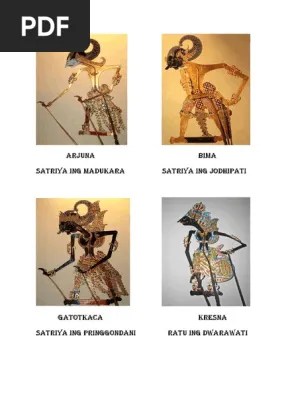 Prabu puntadewa iku putrane prabu pandhu dewanata lan dewi kunthi nakibrata. 10 Wayang Pdf