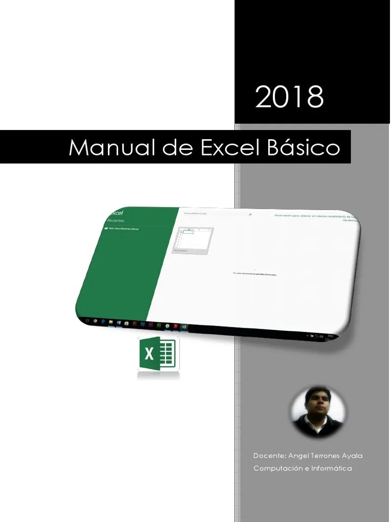 Manual De Excel 2016 | PDF | Microsoft Excel | Hoja De Cálculo
