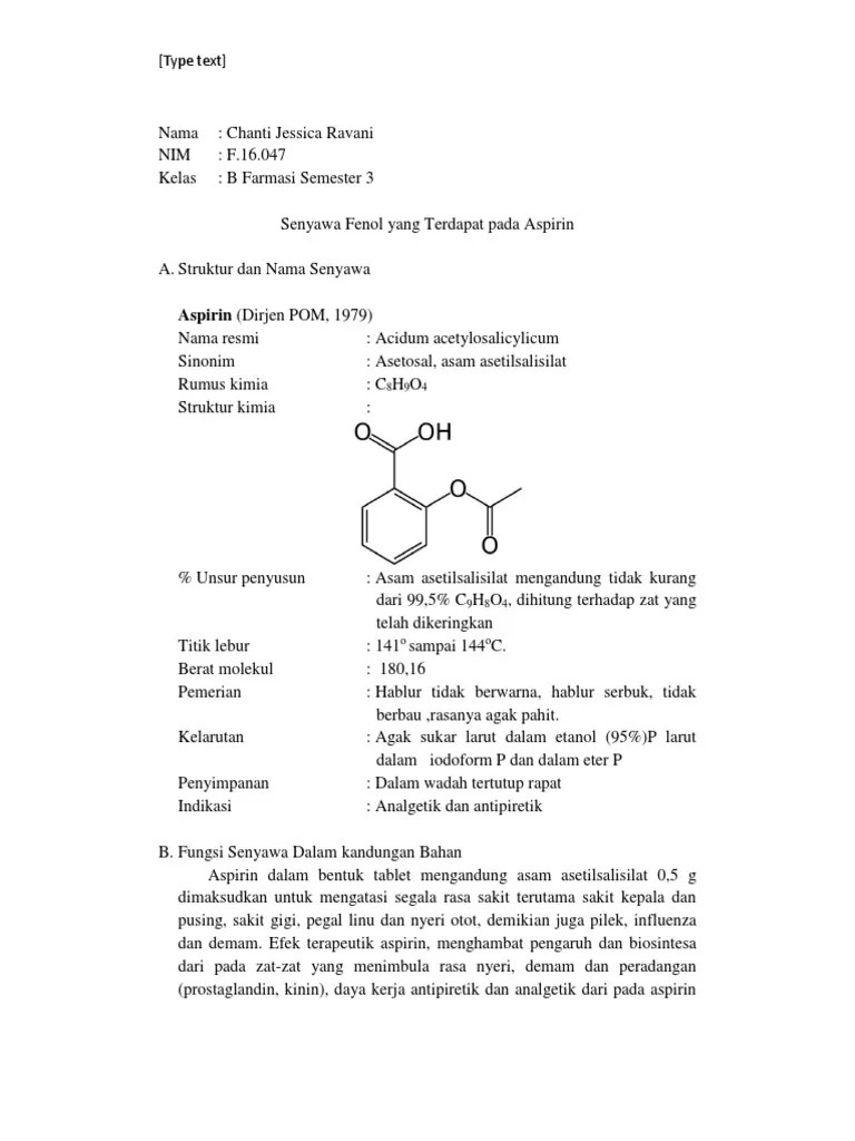 Essai Senyawa Fenol Dalam Produk Farmasi | PDF