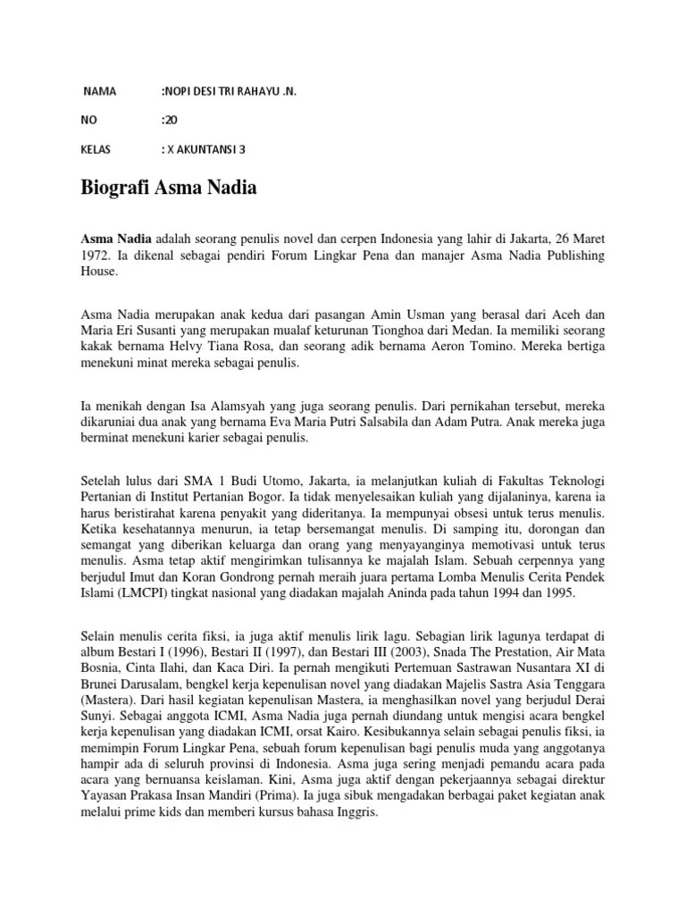 Pengertian surat lamaran kerja berdasarkan wikipedia indonesia surat lamaran kerja adalah surat pengantar untuk melamar pekerjaan ada juga disisipkan curriculum vitae cv dan beberapa dokumen pendukung lainnya. Biografi Asma Nadia Pdf