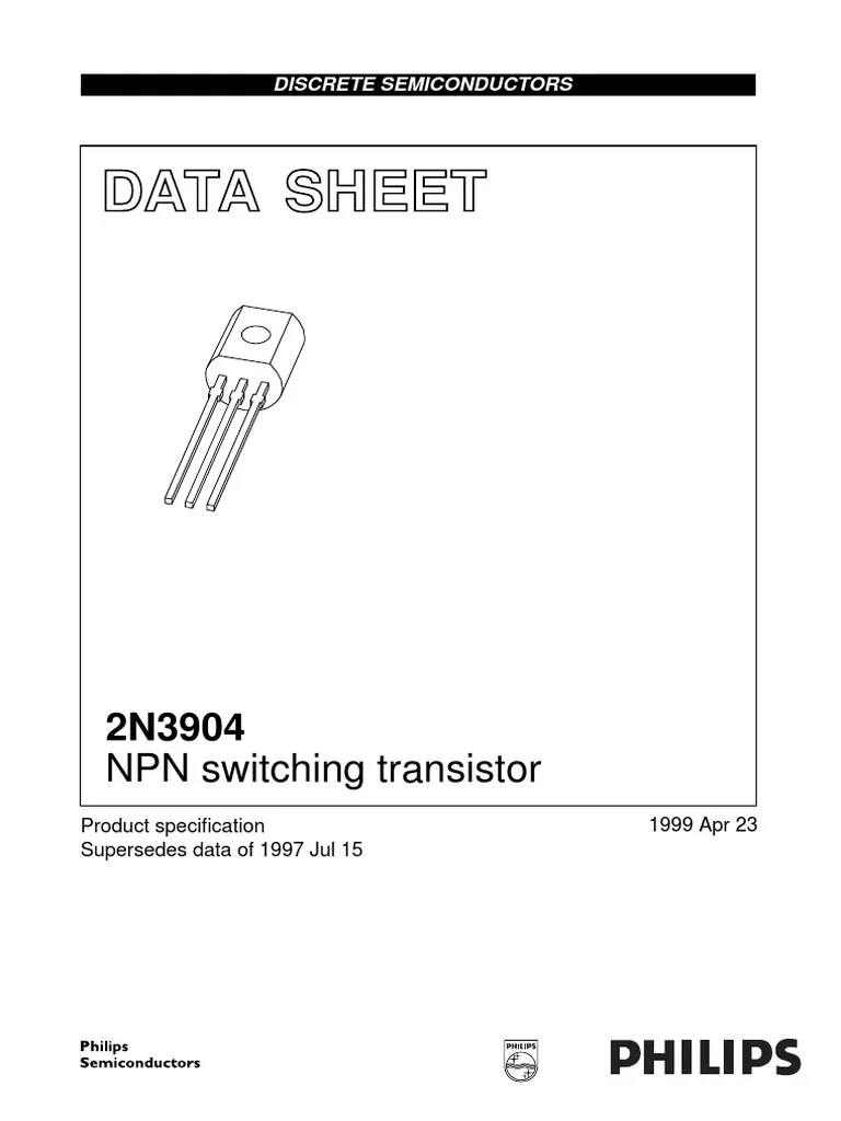 2n3904 Nxp Bipolar Junction Transistor Transistor