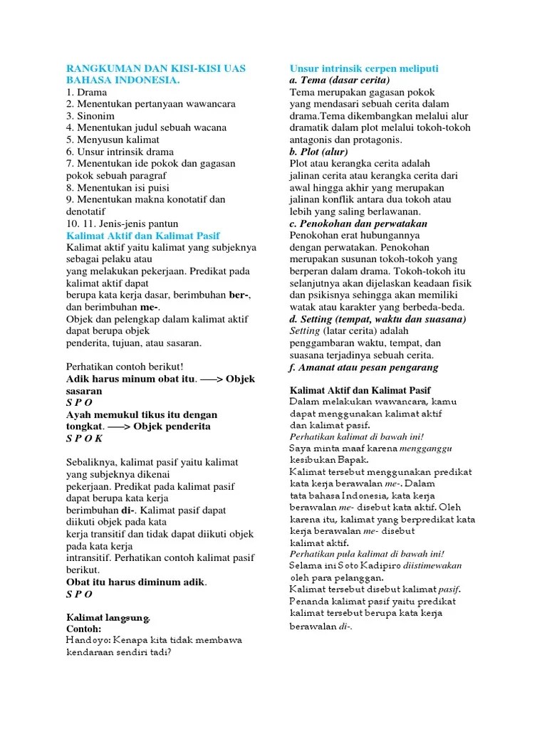 Contoh Cerpen Bahasa Sunda Dan Unsur Intrinsiknya Cute766