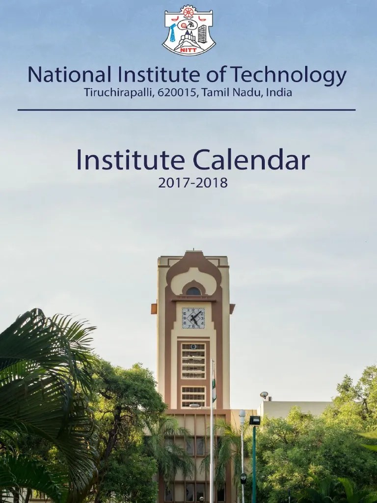 Institute Calendar 2017 18 V2 Engineering Science And