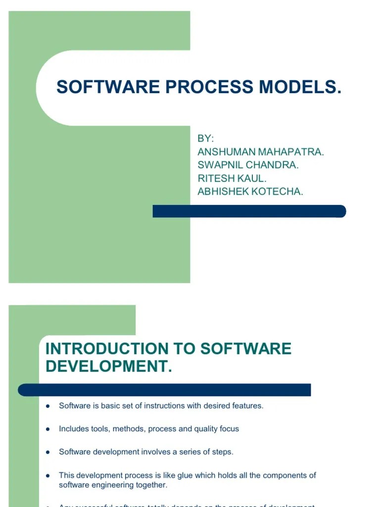 Software Process Models | PDF | Software Development Process | Software ...