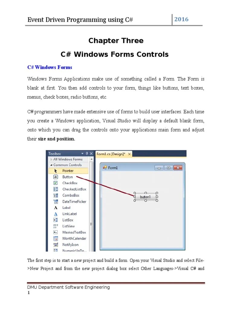 Chapter 3 C# | PDF | C Sharp (Programming Language) | C (Programming ...