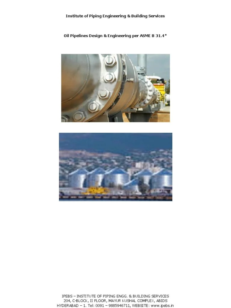 Oil Pipeline Engineering Course | PDF | Pipeline Transport | Pipe (Fluid Conveyance)