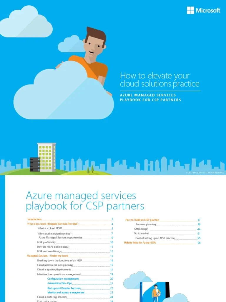 Azure MSP Playbook | PDF | Cloud Computing | Microsoft Azure