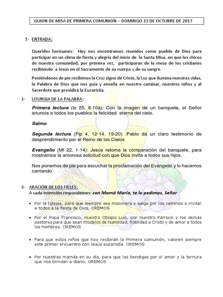 10.06.2022 · y es que precisamente un perro sin dueño, al parecer, no se hizo problemas en subir al altar de un templo católico y sin importarle que el sacerdote encargado estaba en plena misa se robó una de las ofrendas que era parte de la ceremonia y se la llevó para degustarla más tranquilamente en otro lado. Ofrendas Para Misa De Ninos De Primera Comunion Ofrenda De Mi Bb En La Eucaristia De Su Primera Comunion Youtube Dillan Lynch