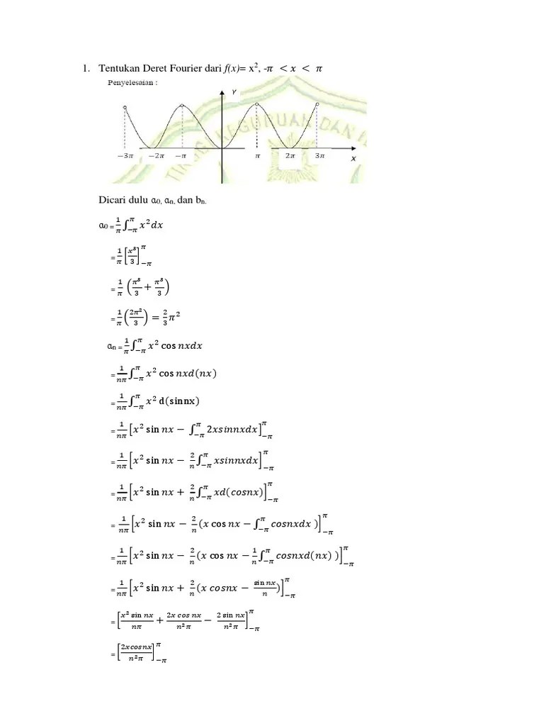 Mempelajari speech of act dapat membantu anda memahami tiap kata dalam bahasa inggris. Contoh Soal Deret Fourier Matematika Teknik 2 - Contoh