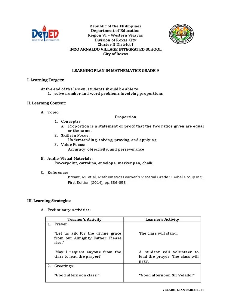 Ratio And Proportion | PDF | Ratio | Formula