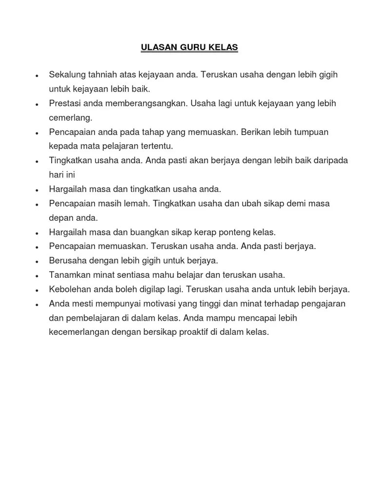 Templat pelaporan pbd tahun 2 v3 0i atiqah. Ulasan Guru Kelas Pdf