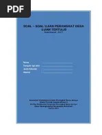 Contoh soal ujian perangkat desa. Soal Tes Perangkat Desa Dan Kunci Jawaban Pdf