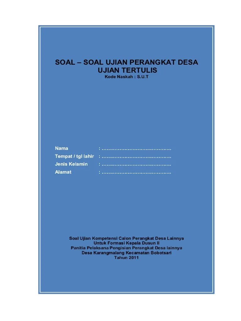 We did not find results for: Soal Tes Perangkat Desa Dan Kunci Jawaban Doc