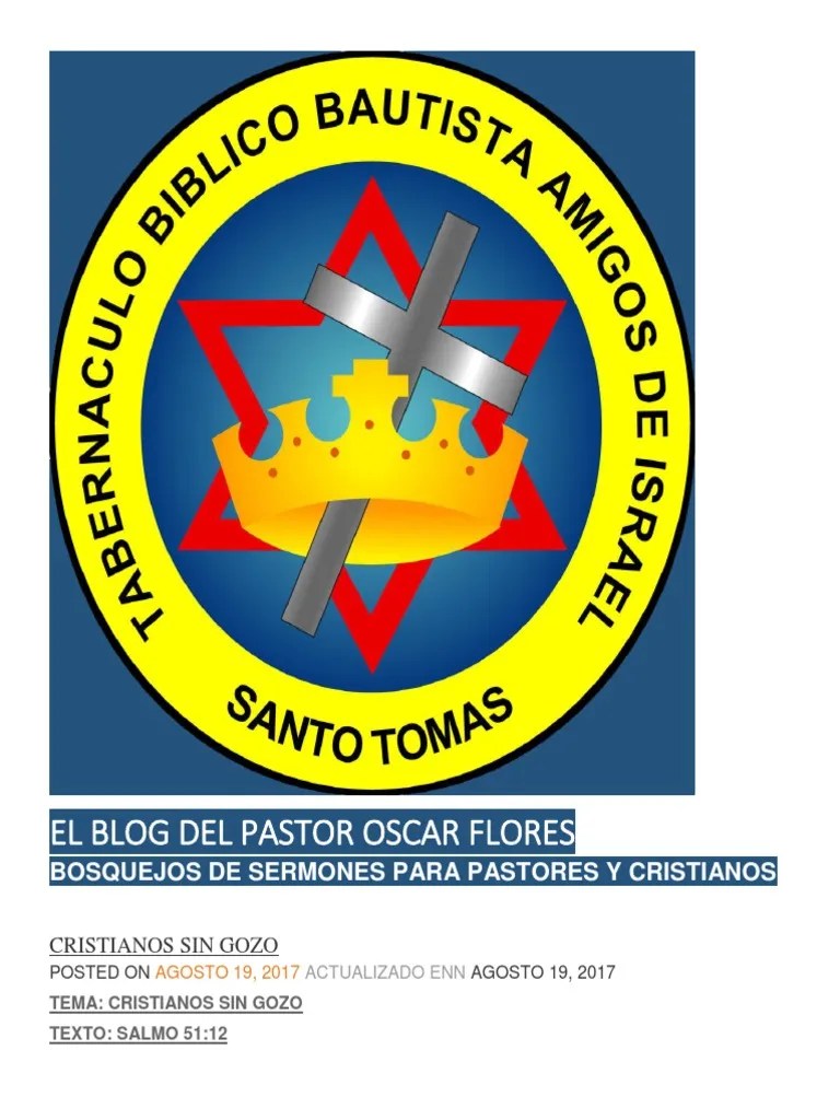 El Blog Del Pastor Oscar Flores Sermones | PDF | Oración | Cristo (título)
