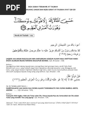 6.merubah nasib yang buruk menjadi lebih baik. Hasbiyallah Laa Ilaaha Illa Huwa Alaihi Tawakkaltu Wa Huwa Rabbul Arsyil Azhim Pdf