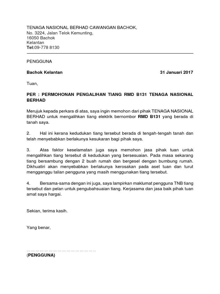 Cara Permohonan Meter Tnb 