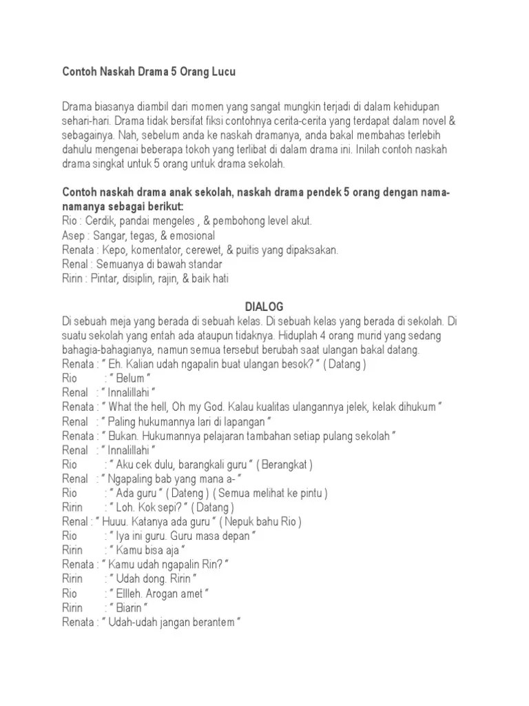 Naskah Drama Pendek Tentang Sahabat Jadi Cinta Liebrigsong Cute766