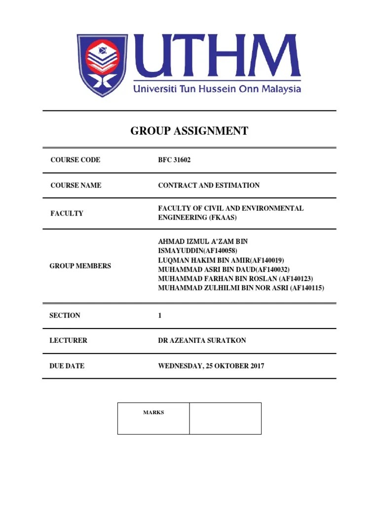 Contoh muka depan assignment uum englshmami from imgv2 2 f.scribdassets penyerahan dan penilaian tugasan assignment submission and assessment kod kursus course . Contoh Muka Depan Assignment