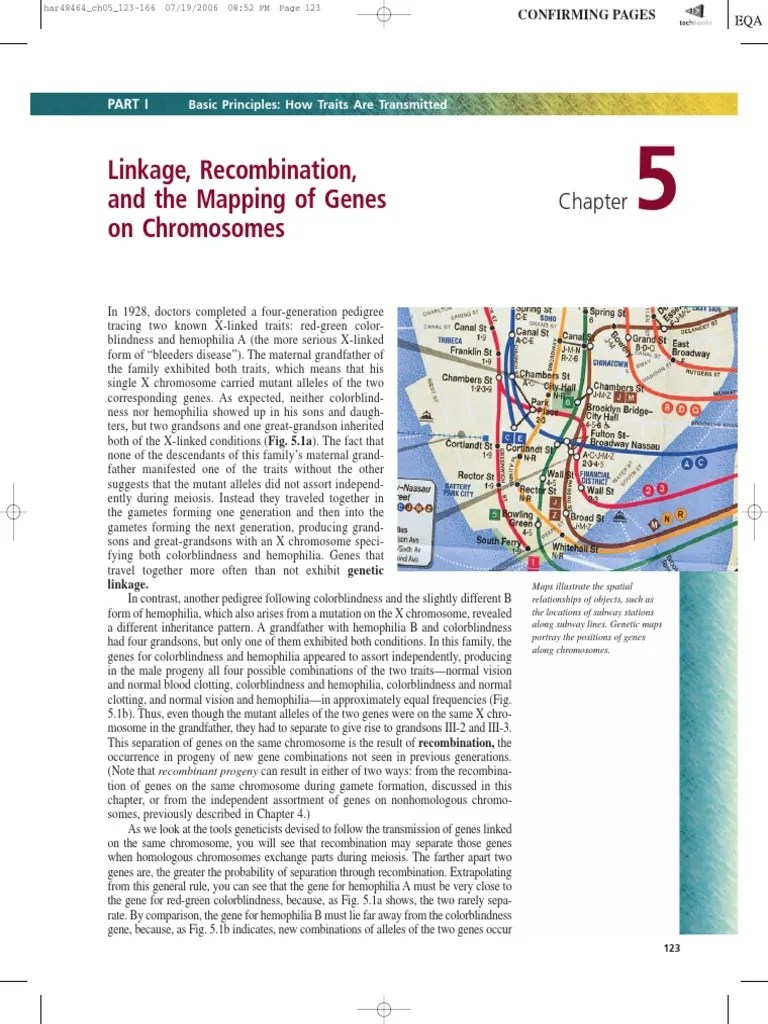 Linkage And Recombination PDF | PDF | Genetic Linkage | P Value