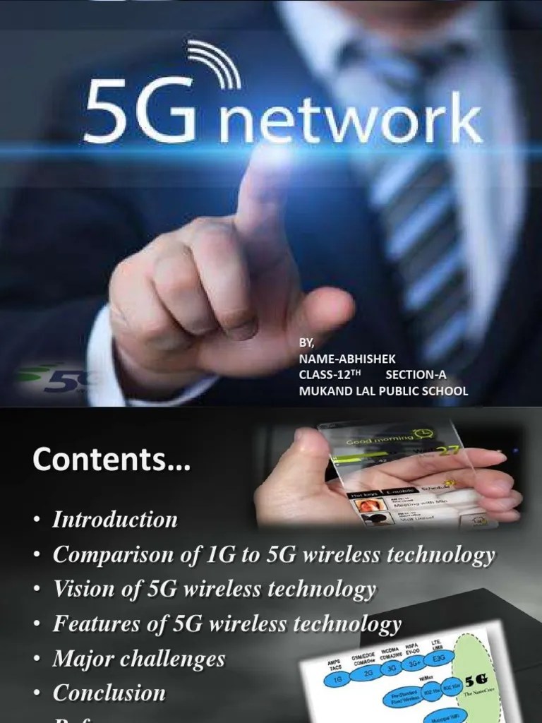 5g Technology Wireless Lan Computer Network