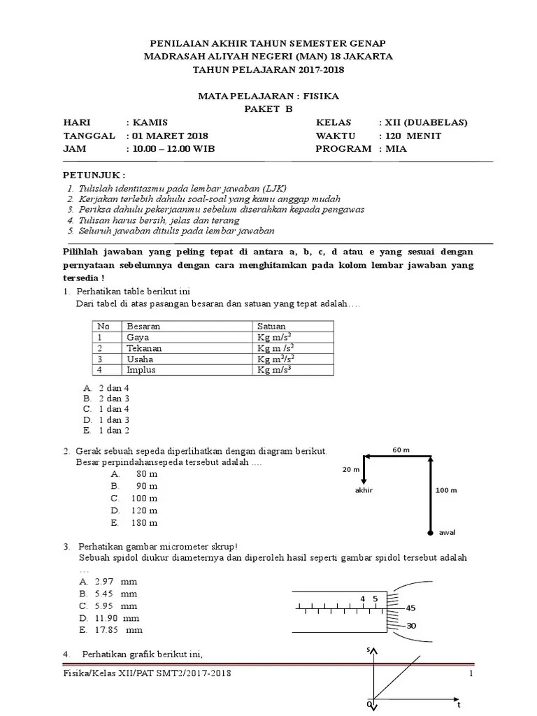 24++ Download soal fisika kelas 10 semester 2 information