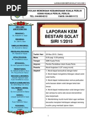 1, 6:03, 7:12, 1:21, 4:25, 7:27, 8:37. Laporan Kem Solat 2015 Pdf