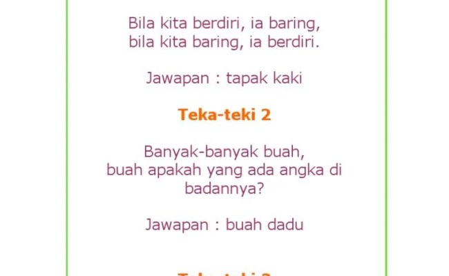 Tinggi duduk di atas sekali,. Review Terbaru Pantun Teka Teki Haiwan Dan Jawapan Otosection