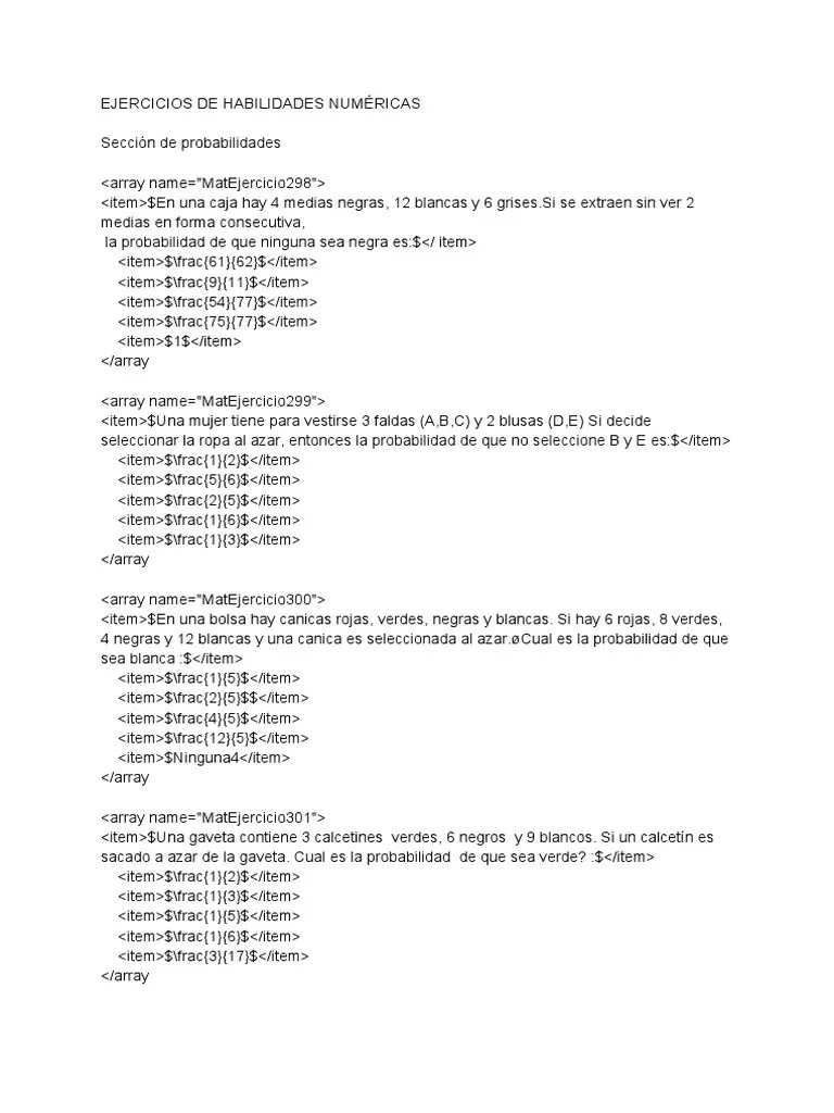 Ecuaciones Matemáticas | PDF | Números | Álgebra